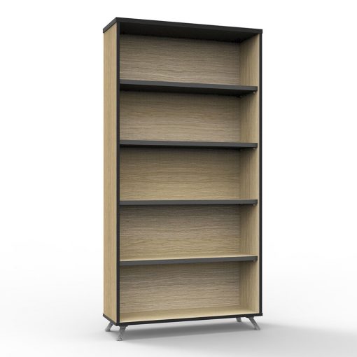 Deluxe Rapid Infinity Bookcase Natural Oak tall